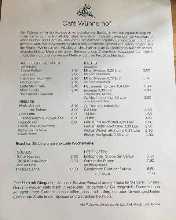 Café Wünnerhof